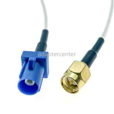 Fakra C Adapter Plug to SMA Male GPS Antenna Extension Cable RG316 Pigtail