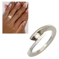 Diamantring 950 echt PLATIN