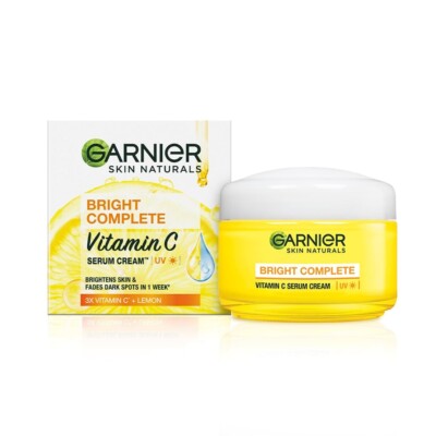 Garnier Skin Naturals Bright Complete Vitamin C Serum UV Cream, Vitamin C