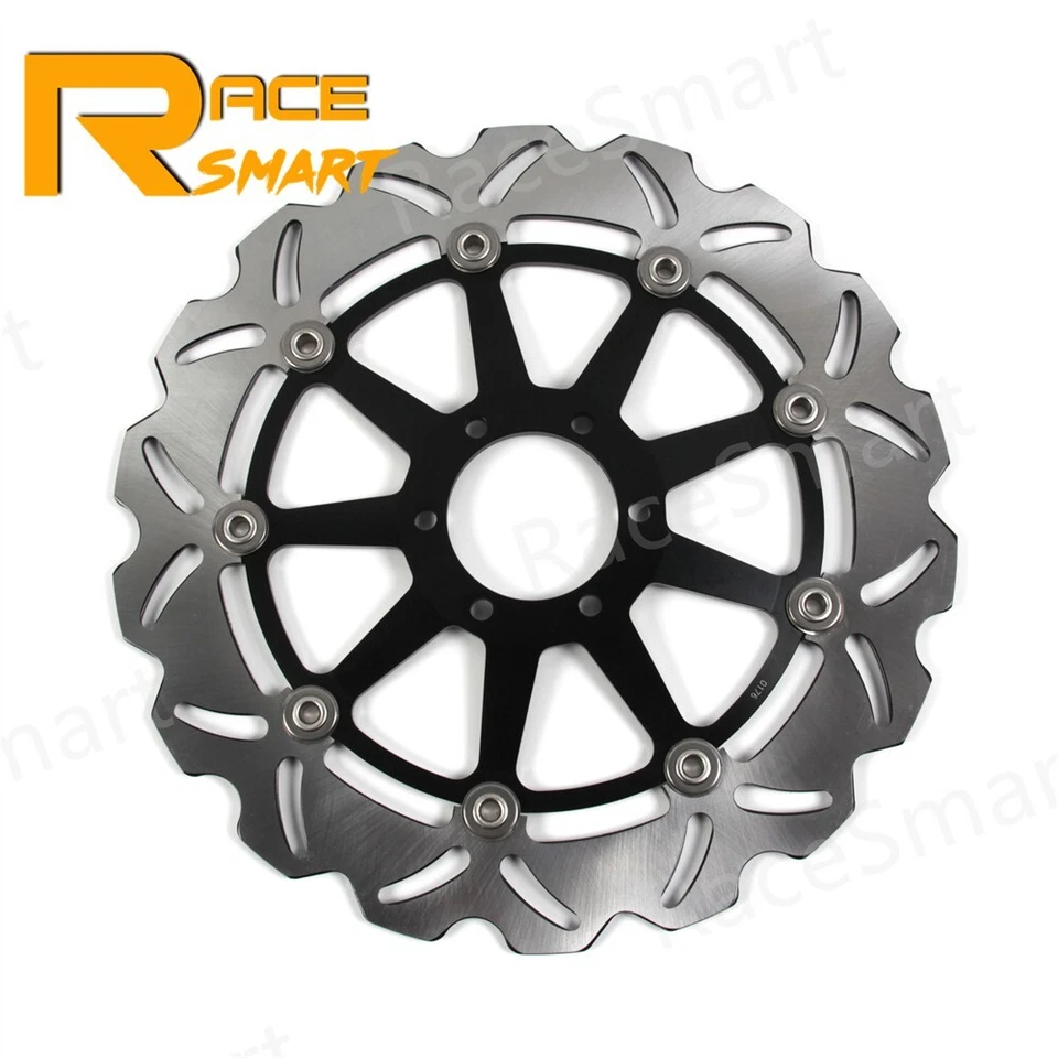 Rotores de disco de freno delanteros para Aprilia SL1000 Falco 00-04 Tuono 1000 Fighter 02-05 Foto 3 de 4