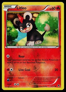 Pokemon XY - Phantom Forces 11/119 Litleo Reverse Holo