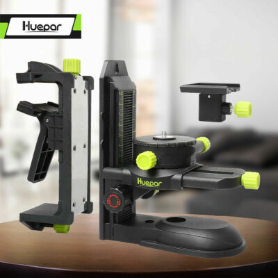 Huepar Wandhalterung |Adapter für Laserstativ |Feineinstellbare Halterung