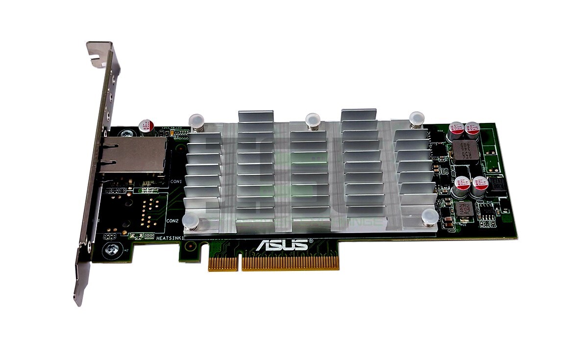 Asus Single Port 10GB RJ45 NIC PCIe x8 Ethernet Network Adapter