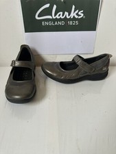 Clarks Wave Comfy Leather Shoes Size UK 6 EU 39.5