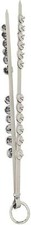 Steel 30 inch Silver Chimta Instrument for Dhol/Kirtan/Bhangra