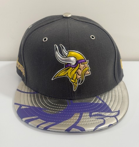 Minnesota Vikings New Era NFL Spotlight 59FIFTY eng anliegende Mütze - graphit 7 1/8