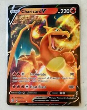 Carta Pokemon Charizard Hp 220 Holo Incenerire Scoppio di Calore