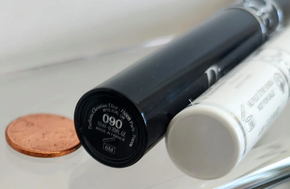 DIOR Diorshow full sz MASCARA VOLUME #090 NOIR + mini MAXIMIZER Serum NEW 2PC - Image 2 of 4