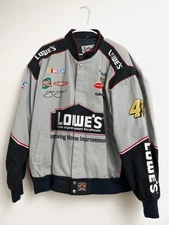 Jimmie Johnson Chase AuthenticS Denim Drivers Jacket Mens 2XL