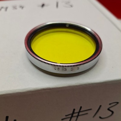 B.D.B. 46 mm Gelbfilter Chrom. Top Zustand. (refB.N)