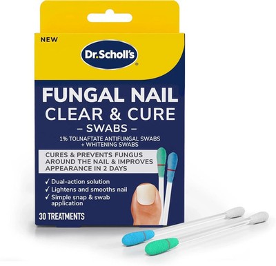 WOW! Dr. Scholl's Fungal Nail CLEAR & CURE Antifungal Swabs & FAST FREE SHIP