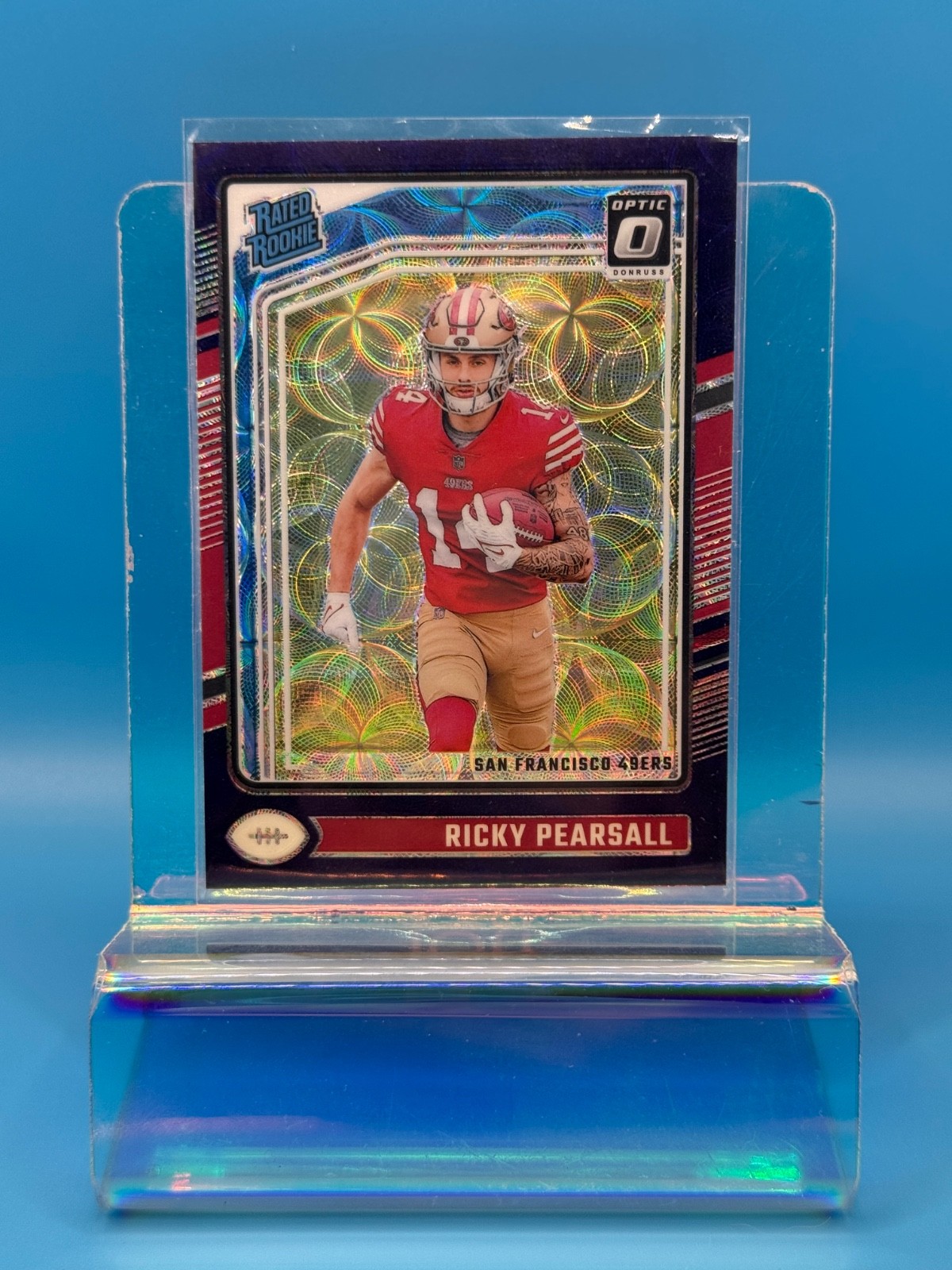 2024 Panini Donruss Optic - Rated Rookie Ricky Pearsall #284 Blue Scope Prizm...