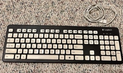 Logitech K310 920-004033 Wired Keyboard  (hard to find washable keyboard)