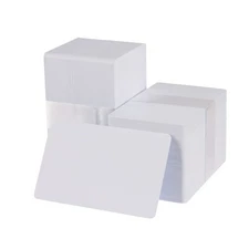 QTY: 500 | White CR80 Standard Size PVC Cards | 20 mil Thickness by easyIDea