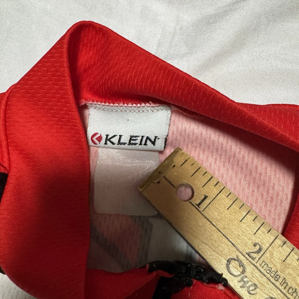 Винтажная мужская велосипедная майка 1990-х Klein для горного велосипеда большой короткий рукав Shimano Manitou - Изображение 3 из 4