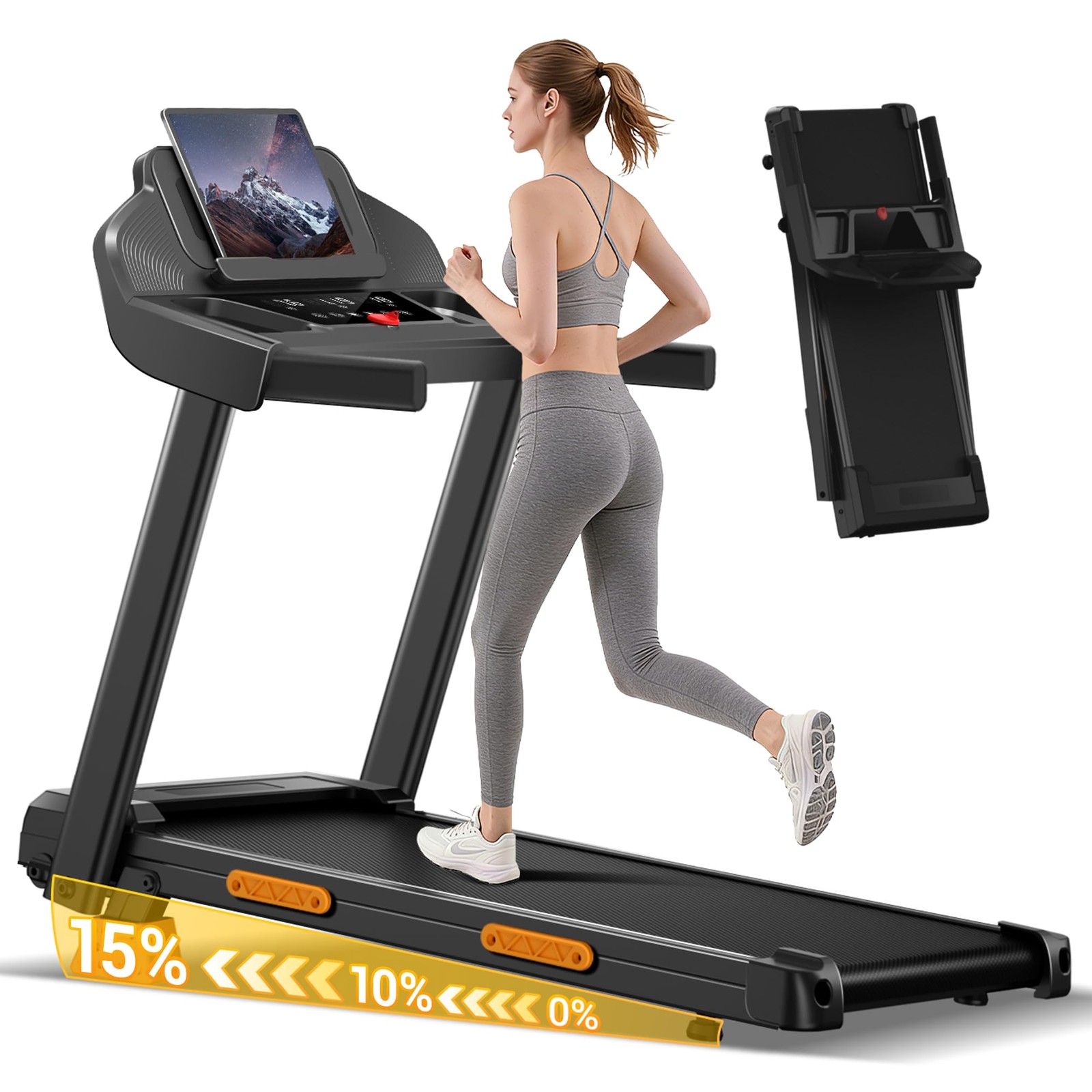 Tapis Roulant Elettrico CURSOR Salvaspazio con Inclinazione