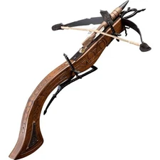 Curved Medieval Crossbow Wood Decorative Replica