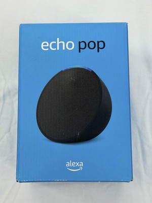 NEW SEALED AMAZON ECHO POP 1ST GEN ALEXA SMART SPEAKER CHARCOAL