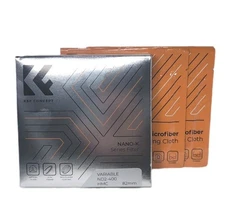 K&F Concept 82mm ND2-ND400 Variable Neutral Density Lens Filter +Cleaning Cloths