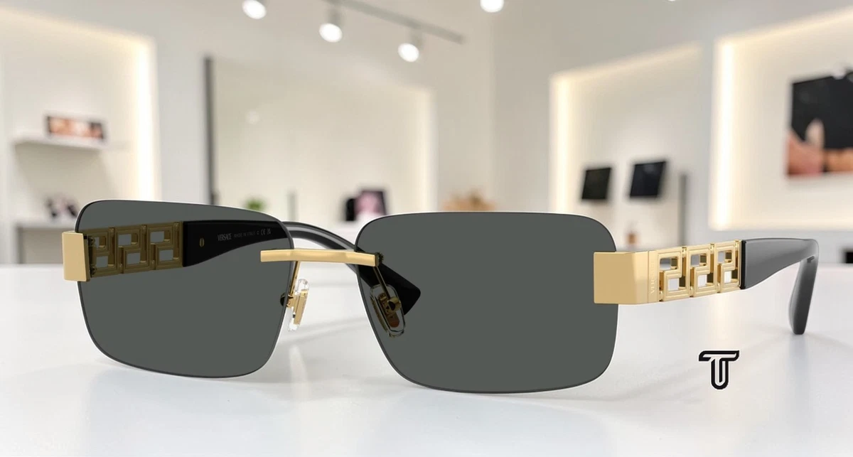 Versace Rimless Sunglasses for Men for sale | eBay