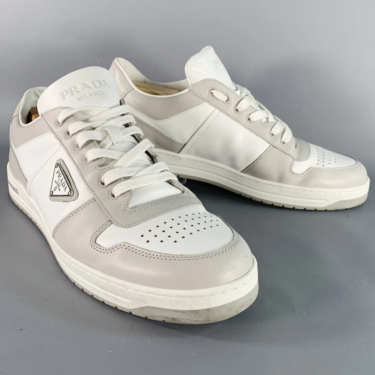 PRADA Leather Upper White Casual Shoes for Men for sale | eBay display picture 3