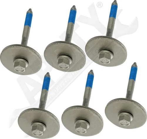 APDTY 170115 Frame To Body Mount Mounting Bolt Set; Grade 10.9; Pack Of 6