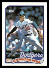Alejandro Pena 1989 Topps #57 Los Angeles Dodgers Baseball *144B