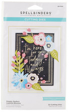 Spellbinders Etched Dies Simply Perfect Layered Blooms S41091 Flower Leaf Dies