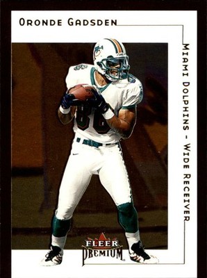 2001 Fleer Premium #155 Oronde Gadsden - FB