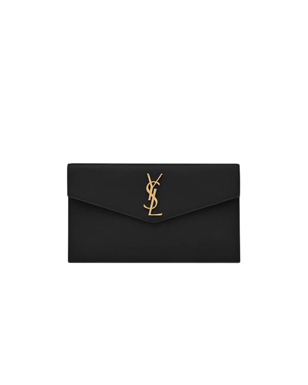 SAINT LAURENT Uptown $800 Black Pouch Bag New & Authentic
