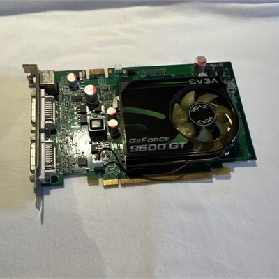 EVGA NVIDIA GeForce 9500 GT 512MB DDR2 PCIe x16 Graphics Card DVI VGA S-Video
