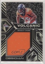2018 Panini Obsidian Volcanic Material Relics 16/50 Bradley Chubb #VM-21 fl4