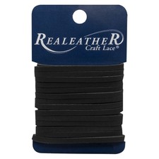 Realeather R Crafts Latigo Lace 1/8X4yd-Black