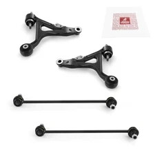 Front Lower Control Arm & Front Sway Bar Link Kit for 07-09 Volvo S60 4 PCS