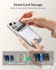Magnetic MagSafe Wallet RFID blocking with MagSafe and holds 5 cards WHITE — photo 2