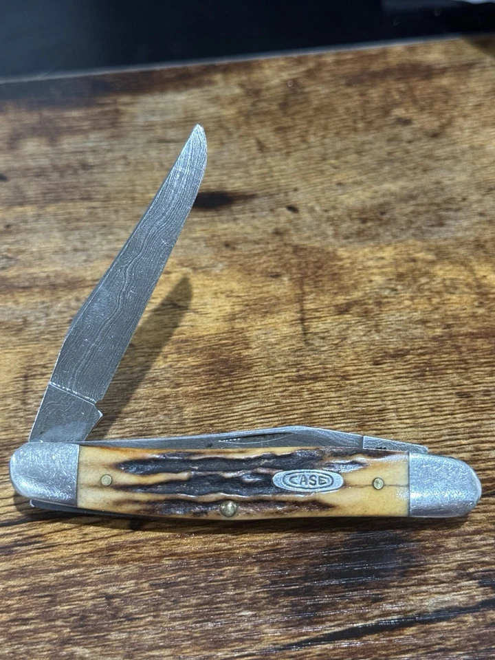 Estuche de 4 puntos Muskrat acero Damasco Foto 3 de 4