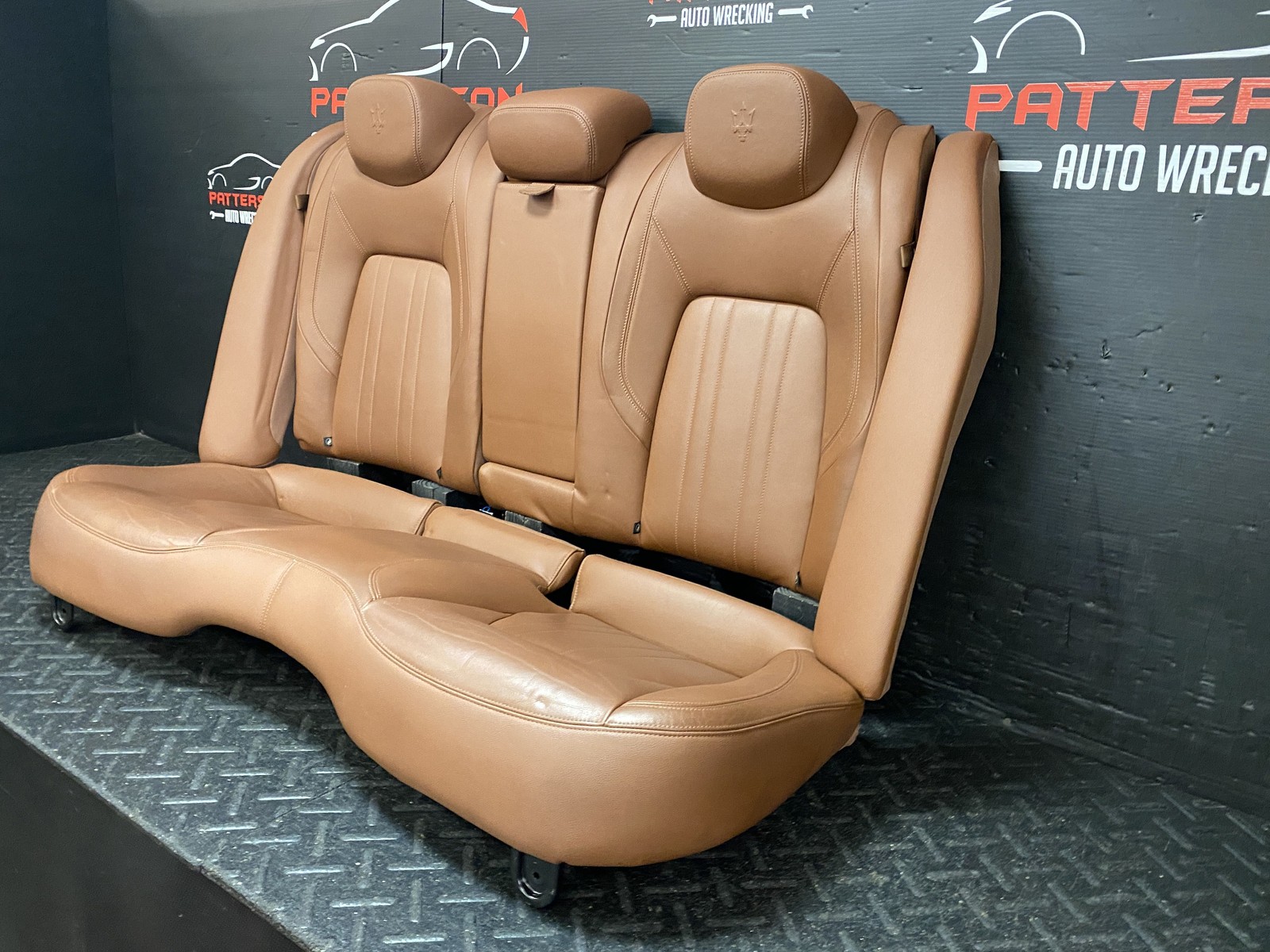 2017 MASERATI GHIBLI SEDAN POWER FRONT AND REAR SEATS TAN CUOIO ICU