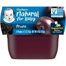 Natural for Baby, 1st Foods®, Prune, 2 Pack, 2 oz (56 g) Each