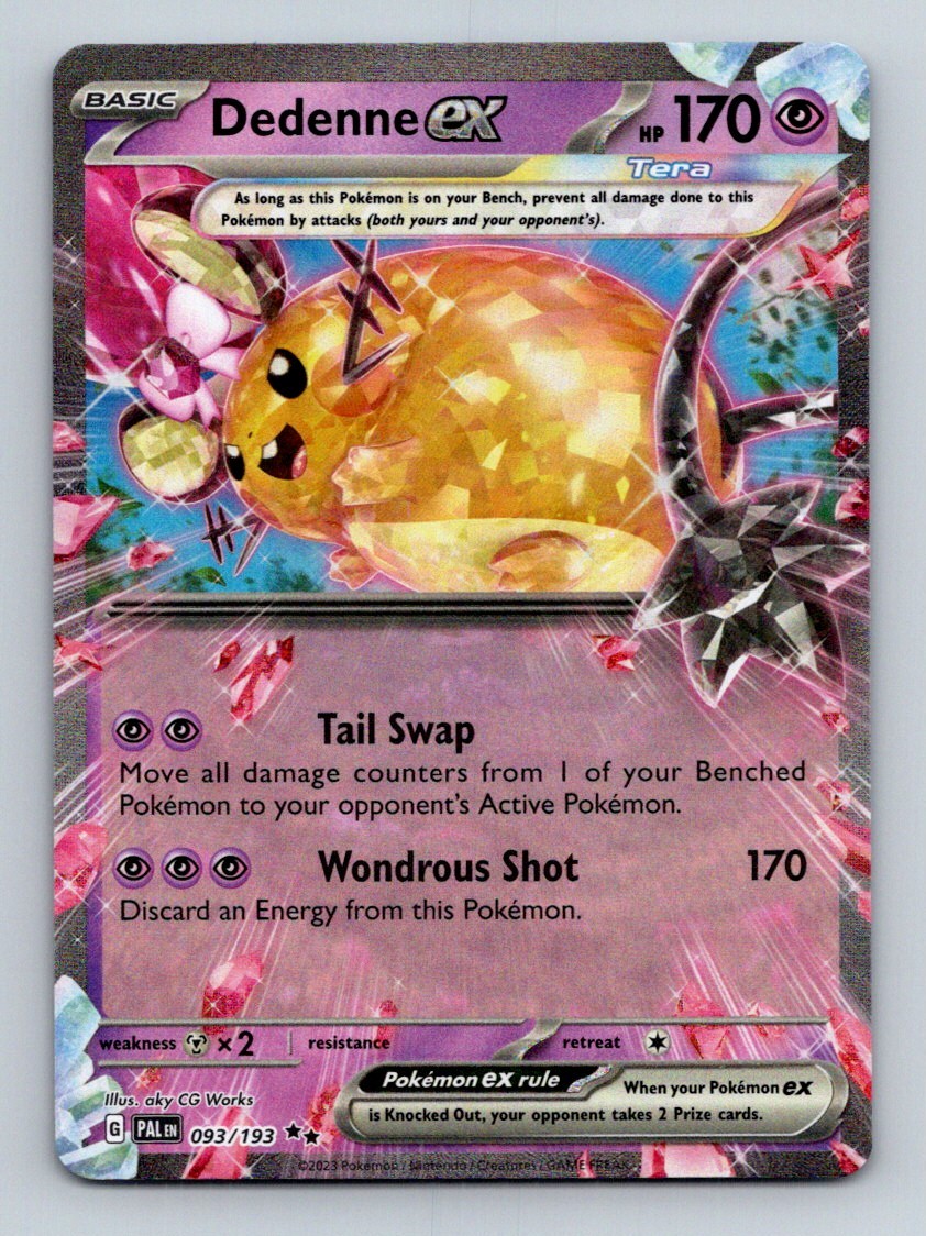 #93 Dedenne ex 2023 Paldea Evolved ] Double Rare