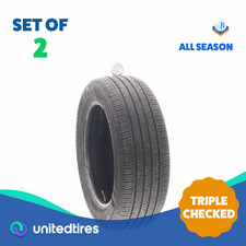 Set Of 2 Used 20555r16 Kumho Solus Ta31 91h - 7.532 Set Of 2 Used 20555r16 Kumho Solus Ta31 91h - 7.532