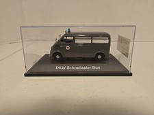 Schuco 1:43 Scale - DKW Schnellaster Bus - "Paramedic" (Gray) - Very Rare!!