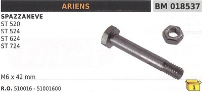 Sicherheitsbolzen Scherbolzen M6x42mm Für Ariens ST 520 524 624 ST724
