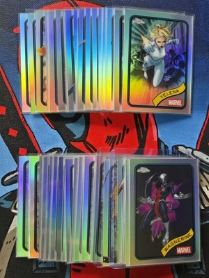 Refractors- 2025 Topps Chrome Marvel- Singles- Complete Your Set You Pick/Choose