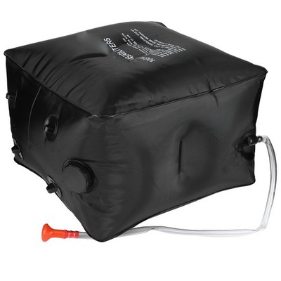Portable 10 Gallon/40L Solar Camping Shower Bag Outdoor Heated Bathing Water Bag