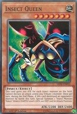 YuGiOh Insect Queen LED2-EN012 Common Englisch Light Played 1st