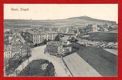 Alte AK S/W Geyer i. Erzgebirge  ungel. um 1920   # 65H