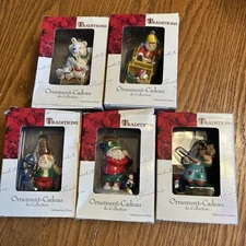 Traditions Collectible Gift Ornaments Christmas Assortment Lot Of 5 In Boxes