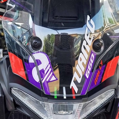 3D Aufkleber Windschutz Motorrad kompatibel mit Aprilia Tuareg Rally 660