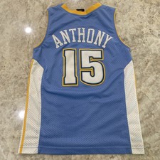 Carmelo Anthony #15 Denver Nuggets Stitched Nike Jersey Youth Small 23”x15” 🔥