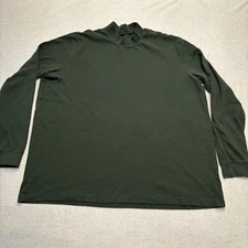 Eddie Bauer Men’s Long Sleeve Shirt Size 3XLT Big & Tall Green Pullover